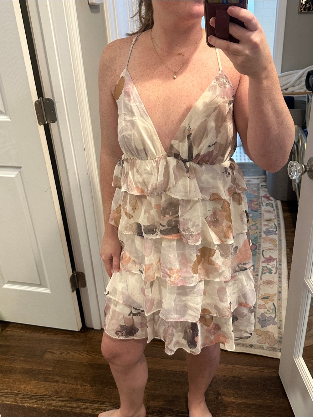 Skies are Blue Ruffle Mini Dress